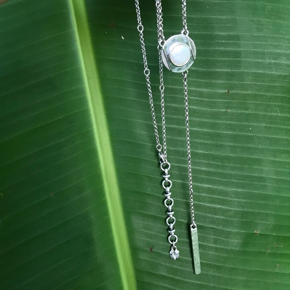 Lucky Brand White and Silver Necklace - Picture 2 of 7